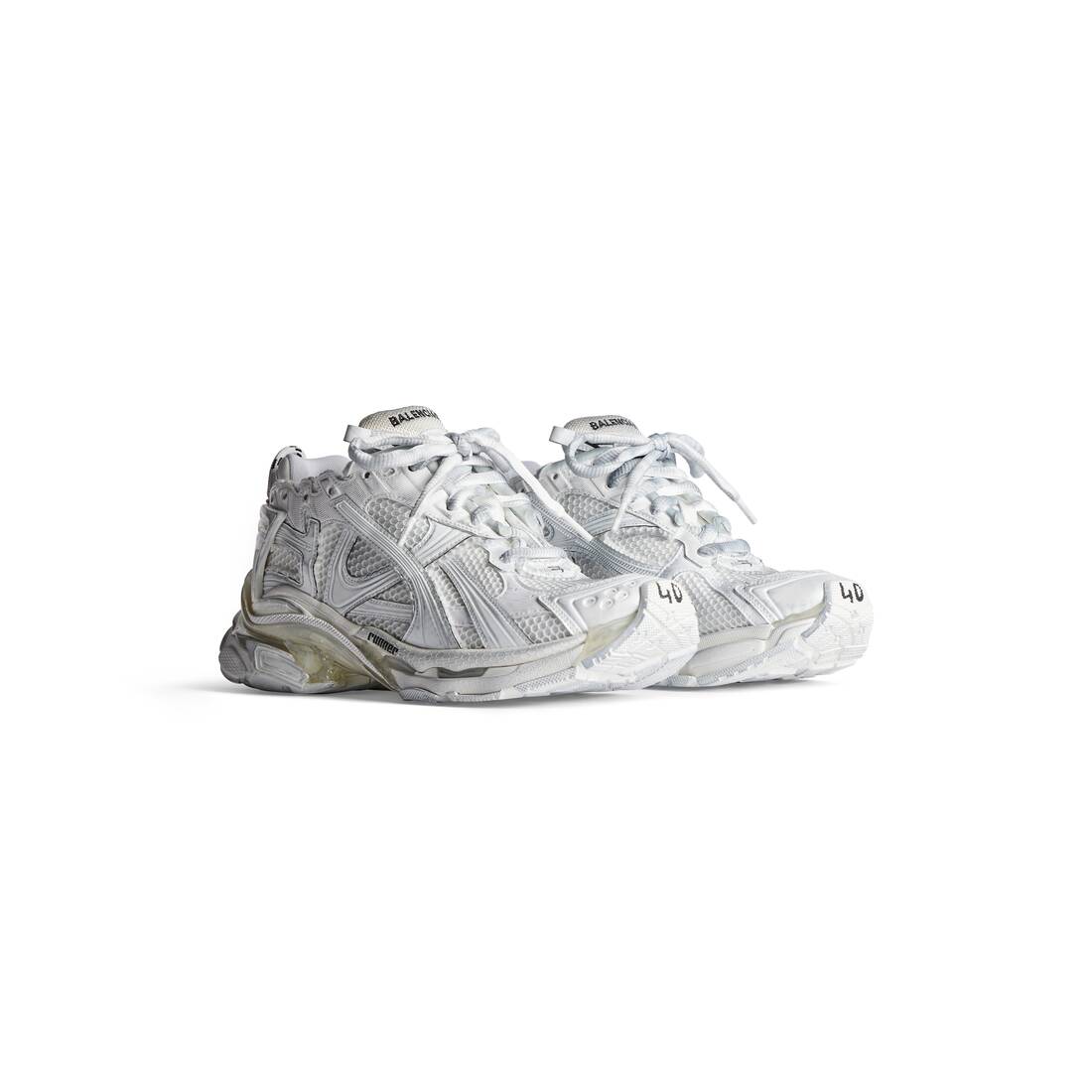 Men’s Runner Sneaker in White - Image 2